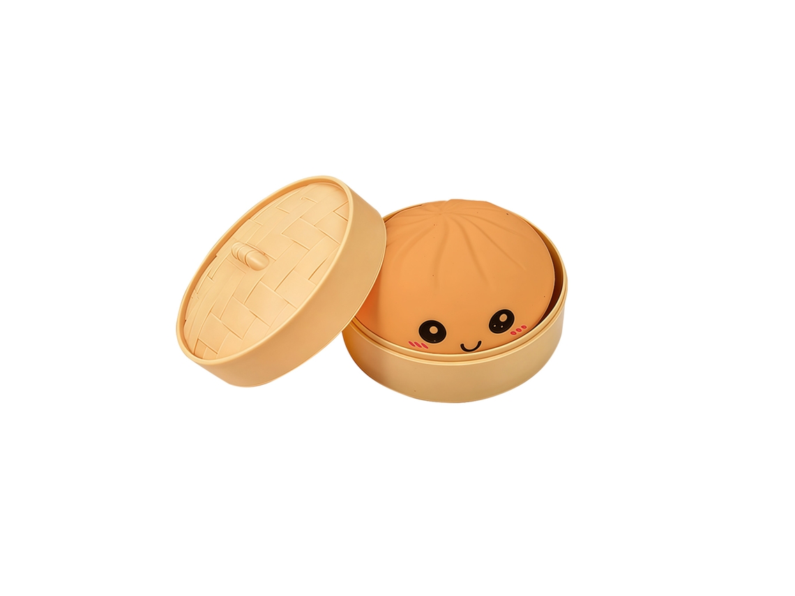 Brinquedo Relaxante Marrom Tipo Bun, Portátil, Perfeito para Aliviar Stress e Acalmar a Mente LAXISCREED