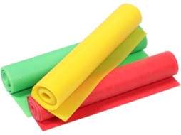 Milisten Conjunto De 3-faixas Elásticas Resistência Para Exercícios Ioga, Fitness, Alongamento E Treinamento