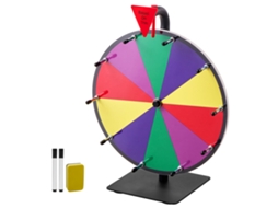 Roda Da Fortuna Succebuy Interativa 304,80 Mm Com Suporte 10 Slots 5 Cores