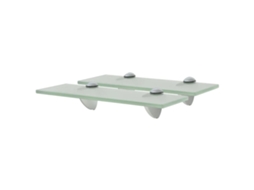 Vidaxl Prateleiras Flutuantes 2 Pcs Vidro 30x20 Cm 8 Mm