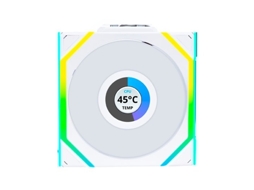Ventilador 120x120 Lian Li Unifan Sl Wireless Lcd Branco