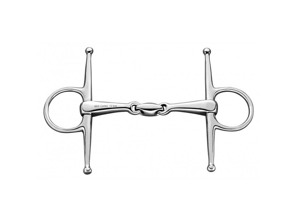 Snaffle de Bochecha Cheia Maxcontrol 16 Mm Prateado 125 Mmsprenger