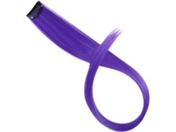 Aplique SFUSHOS | Cabelo, Longo, Liso, Mechas Coloridas, Coque