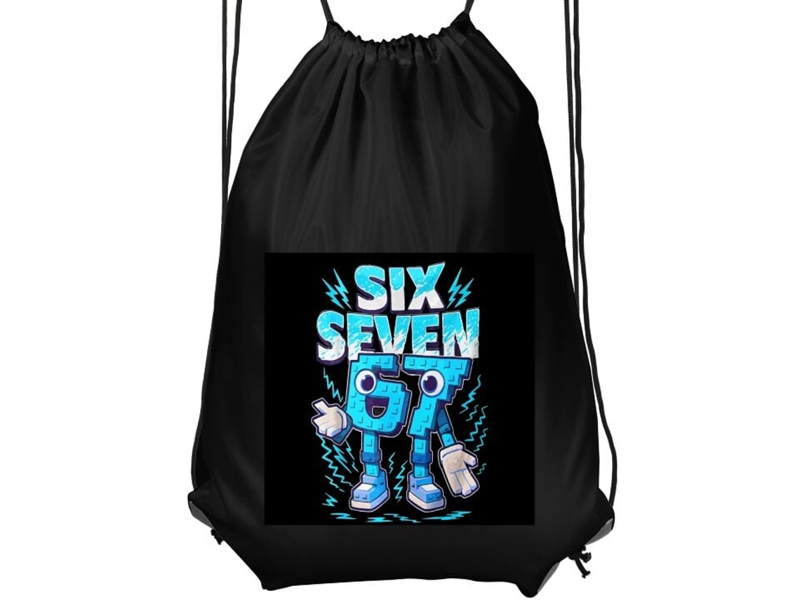 Mochila de Ginástica Infantil Preta BRILVIBERA