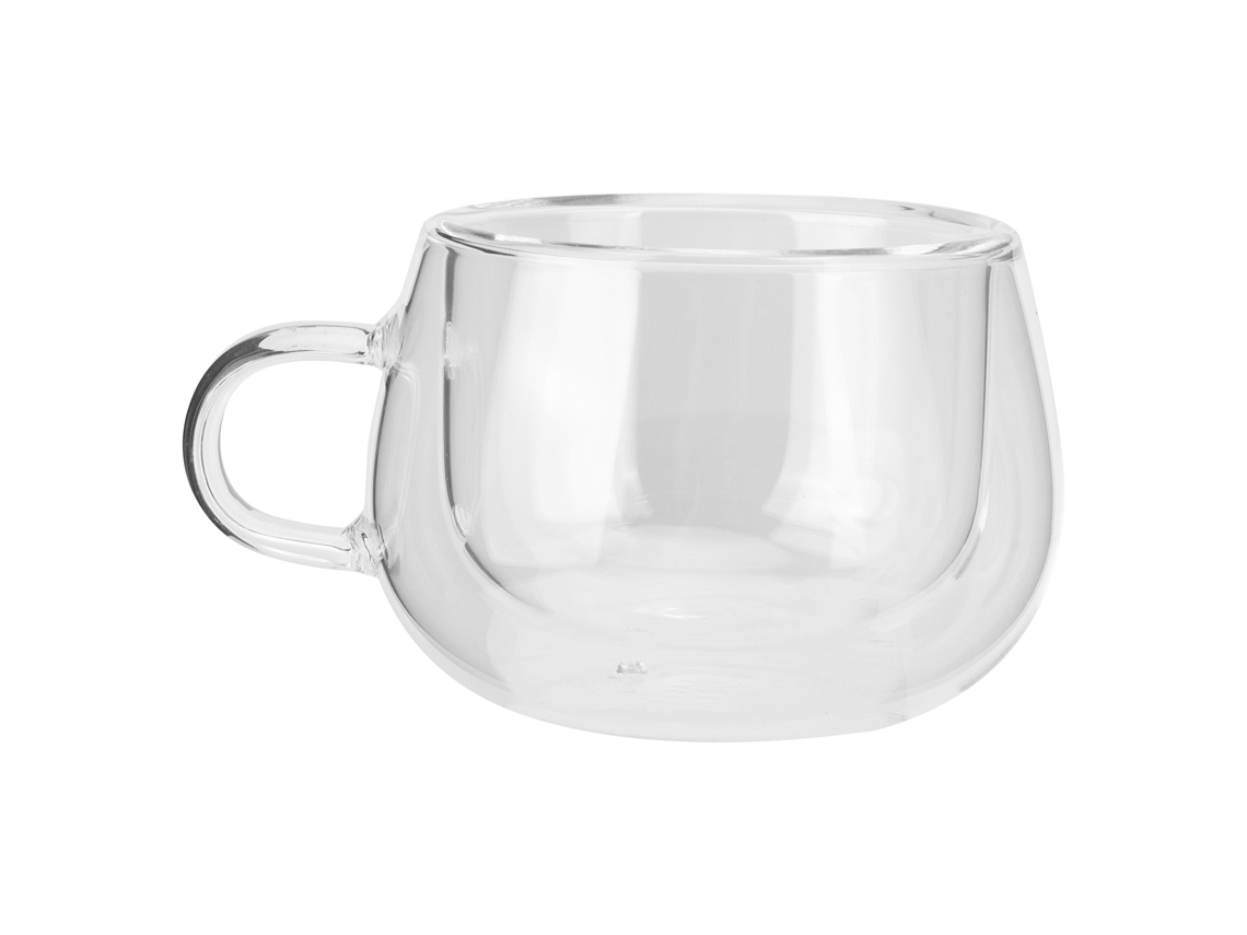 Copo de Vidro Duplo com Alça 150ml LAXISCREED