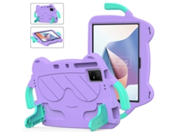 Capa Rígida Eva Ice‑baby Anti‑choque Halinuia, Cor Roxo‑claro + Verde‑menta Para Tcl Nxtpaper 11 2023
