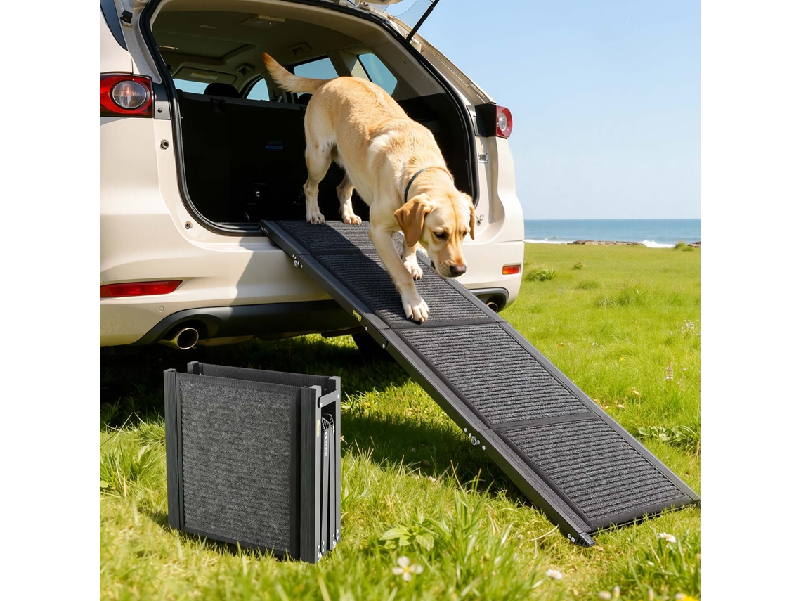 VEVOR Dobrável Rampa Cães 1800x432x50 mm para Carregamento de Carrinho 113 kg