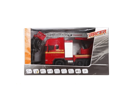 33748353 Camión De Bomberos Racer Rc Con Luz Y Sonido, 2,4 Ghz Vedes