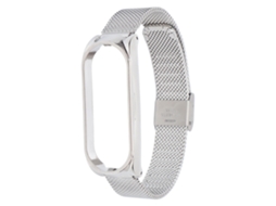 Rebe-banda De Metal Para Xiaomi Mi Band 6 Pulseira De Aço Para Smartwatch