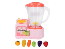 Mali brinquedo de Batedeira de Smoothie Interativo para Crianças Acessórios de Cozinha Rosa