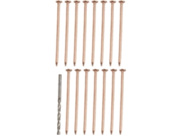 Pregos De Cobre Para Remoção Tocos E Raízes Árvores, 10 Cm 8