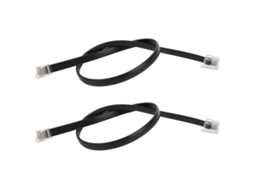 2pcs Cavo Sensor de Cabeça de Cristal Duplo 40mm Rj25 6pin Botão Direito Peças de Robô Industrial