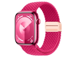 Bracelete Para Apple Watch 42/44/45/46/49mm Framboesa Cuich