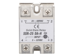 Relé de Estado Sólido Dc ac Ssr 25a com Dissipador S/MARCA