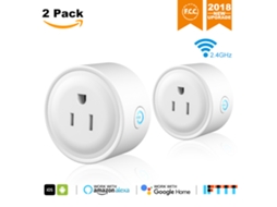 Tomada Wifi Inteligente Laxiscreed 2ª Geração Para Controle Remoto Via App, Compatível Com Padrão Eua