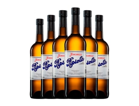 Vinho fortificado BARRERO Pipiola Manzanilla Listán Branco Manzanilla-Sanlúcar de Barrameda (0.75 L - 6 Unidades)