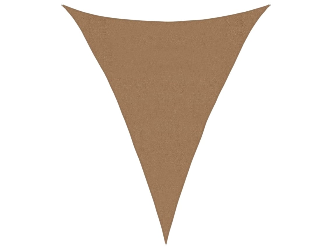 Toldo vela VIDAXL Cinzento-acastanhado (3x4x4 m)