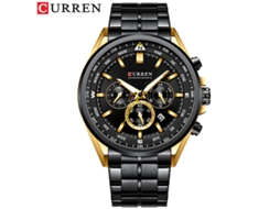 Relógio de Pulso Masculino MDUG com Data Luminosa, Pulseira de Aço Inoxidável, Estilo Executivo