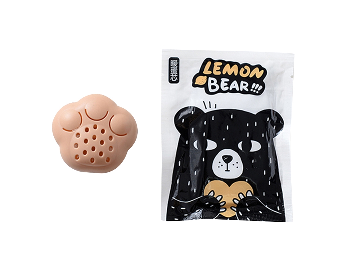Aquecedor De Mãos Laxiscreed Com Desenho De Urso, Automático, Leve, Portátil E Cor Caqui