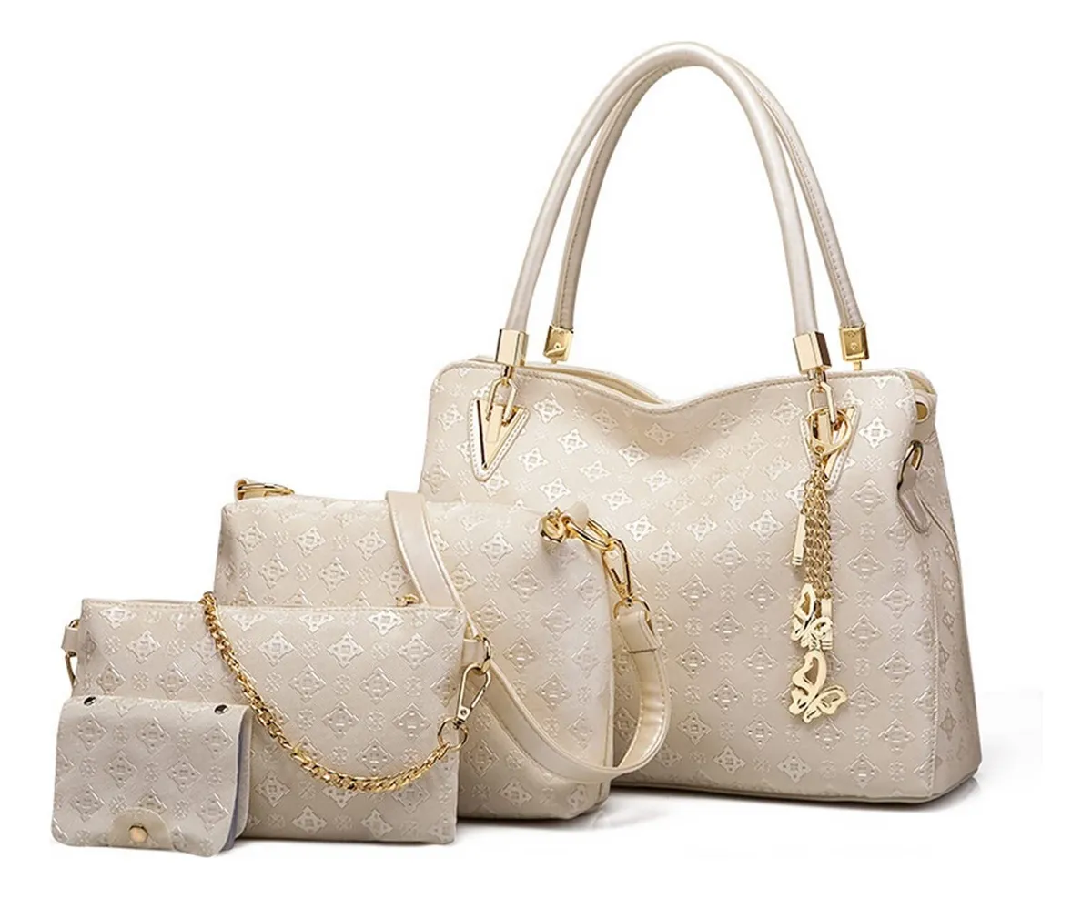 Conjunto De Bolsa E Carteira De Couro Sintético Femininovayotoy