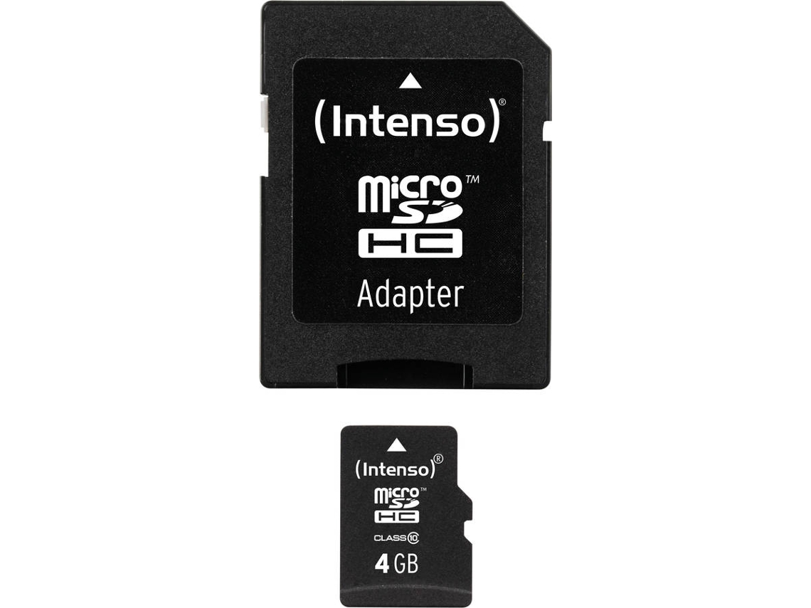Cartão de Memória INTENSO 4GB MicroSDHC