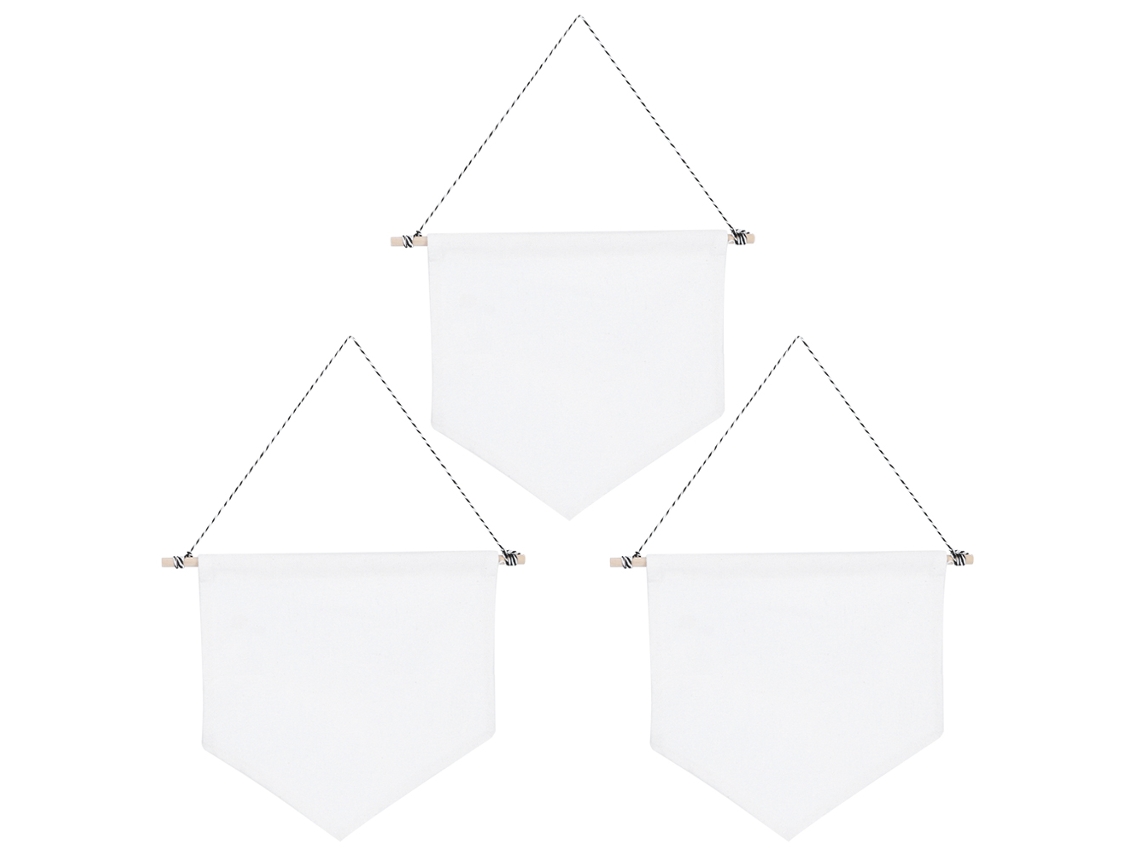 3pcs Banners Parede Exibição Pinos Broches Badge Decoração Residencial Branco M