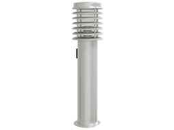 Outdoor Floor Lamp, Outdoor Floor Lamps Vidaxl Prateado Aço Inoxidável (n/a)