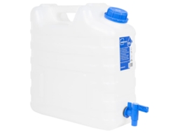 Vidaxl Recipiente De Água Com Torneira Transparente 15 L Plástico
