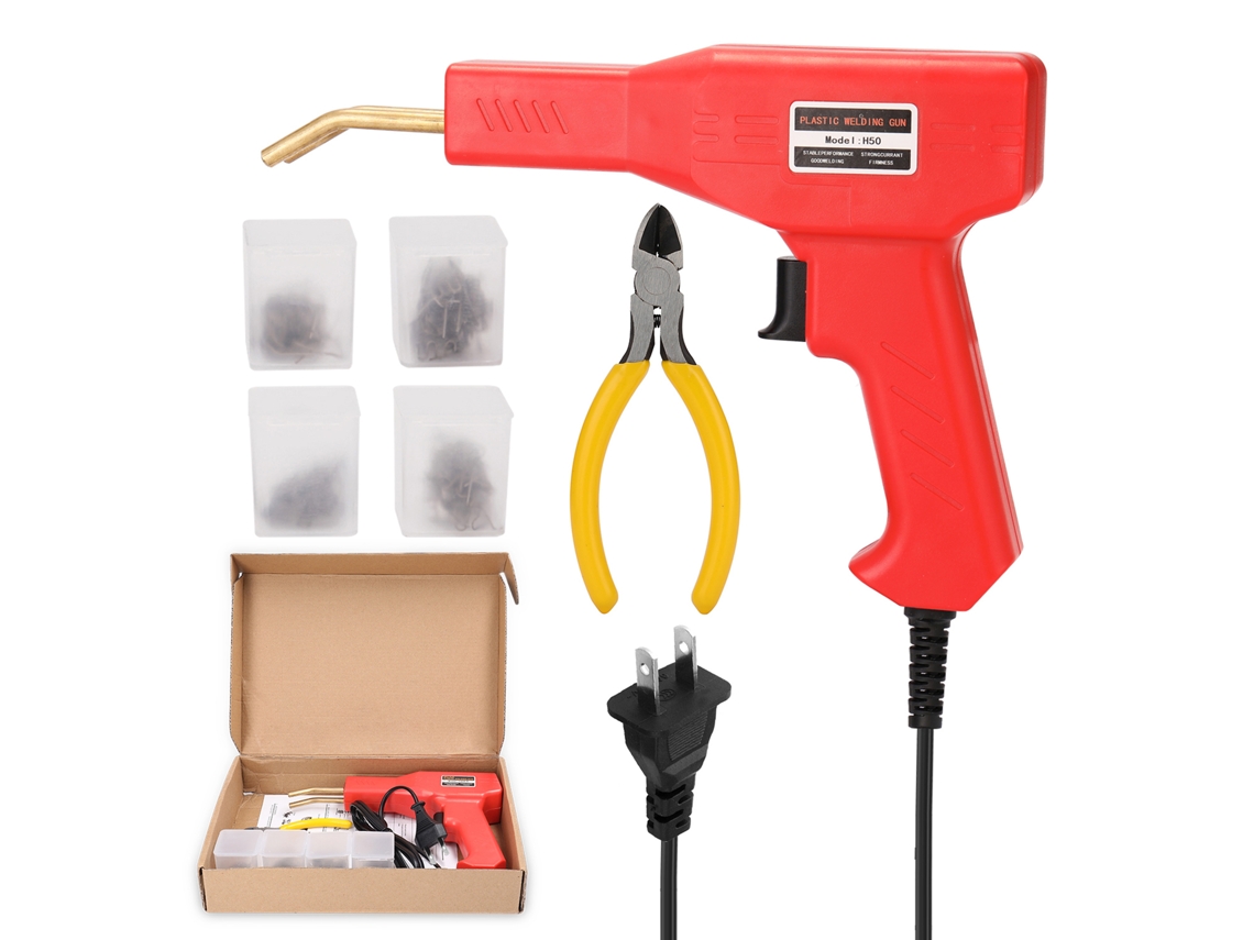 Ferramenta De Soldadura Hot Stapler Para Reparo De Plásticos, Para-choques De Carros E Pvc - Ferramenta Prática Para Oficinas Mecânicas