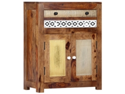 Side Cabinet, Side Cabinets Vidaxl Marrom Madeira