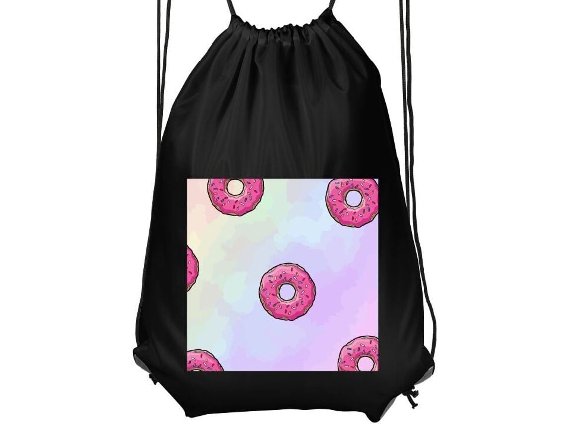 Mochila de Ginástica Infantil Preta BRILVIBERA