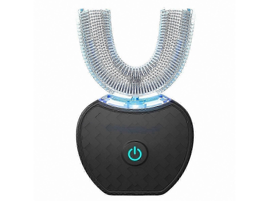 Escova De Dentes Clareadora Automática Em Formato De U Com Tecnologia Ultra Para Limpeza Completa Da Boca (360°) E Limpeza Eficiente Dos Dentes.