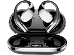 Ai Translation Earbuds Open-ear Wireless Bluetooth Headset Air Conduction Com Display Led Estojo De Carregamento Para Viagens De Negócios E