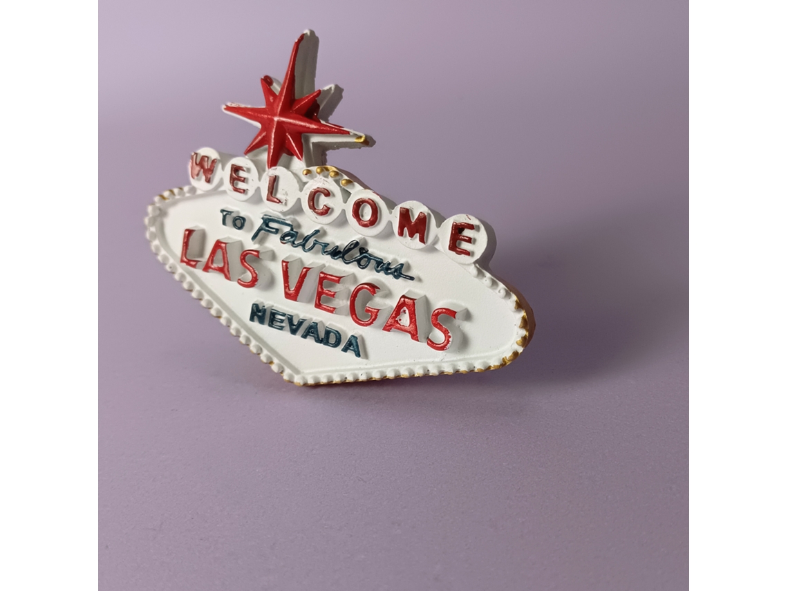 (placa Luminosa Em Las Vegas, Nevada, Eua) Ímãs De Geladeira E Lembrancinhas Das Américas, África E Austrália.