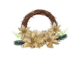 Guirlanda De Natal Decorativa Laxiscreed Para Porta, Janela Ou Parede, Ideal Para O Seu Espírito Festivo