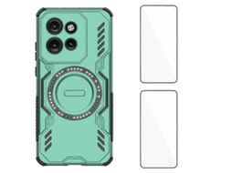 Capa Magnética Tkdaddy Para Motorola Edge 50 Neo 5g Wanlonfeng Dj Series Pc Tpu Com 2 Películas De Vidro Temperado Verde