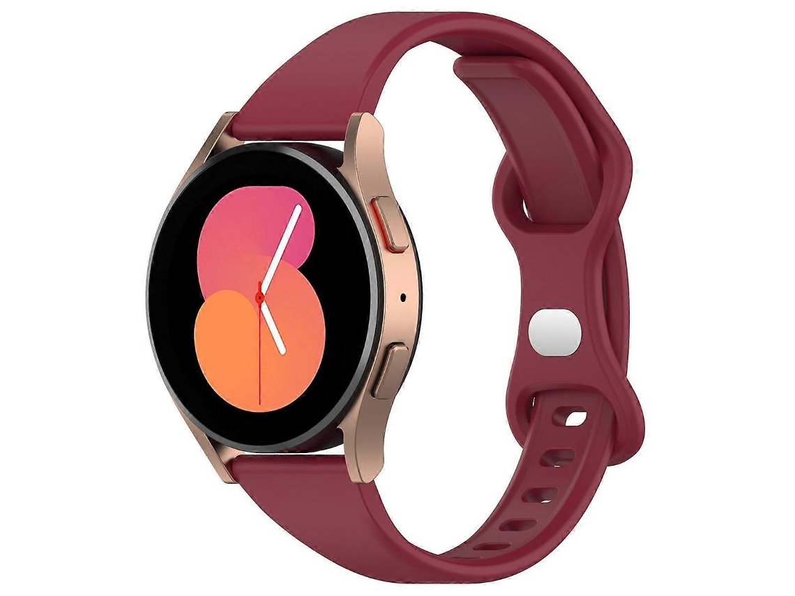 Pulseira De Silicone Fina Com Fecho Invertido