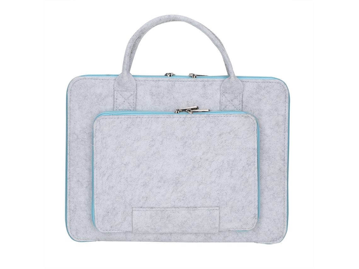 EIOORORRIY Capa de feltro para laptop de 13 polegadas com alça e bolso