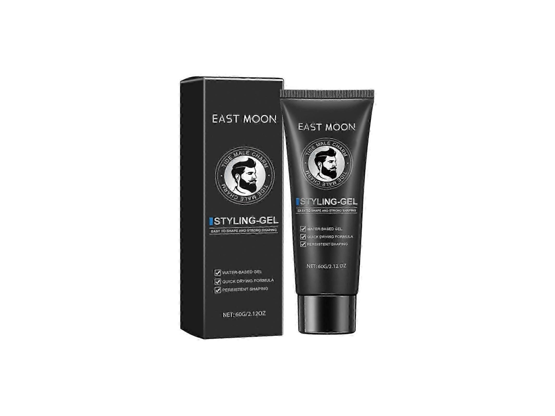 East Moon Men's Modeling Gel Men's Pomade Shaping Broken Hair Care Moisturizing Modeling Hair Gel -