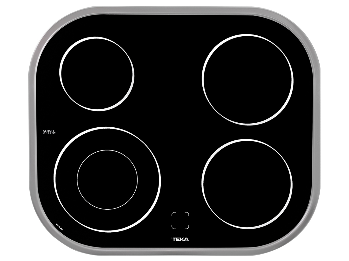 Placa de Vitrocerâmica TEKA VT N DC (Elétrica - 59 cm - Inox)