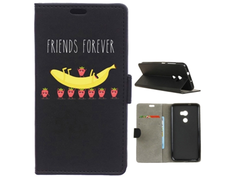 Capa HTC One X10 BECOOL Banana e Morango Multicor