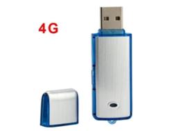 Gravador Vocal Digital Portátil 2 Em 1 4 Go / Usb Para Aulas, Reuniões, Entrevistas, Etc. (azul)