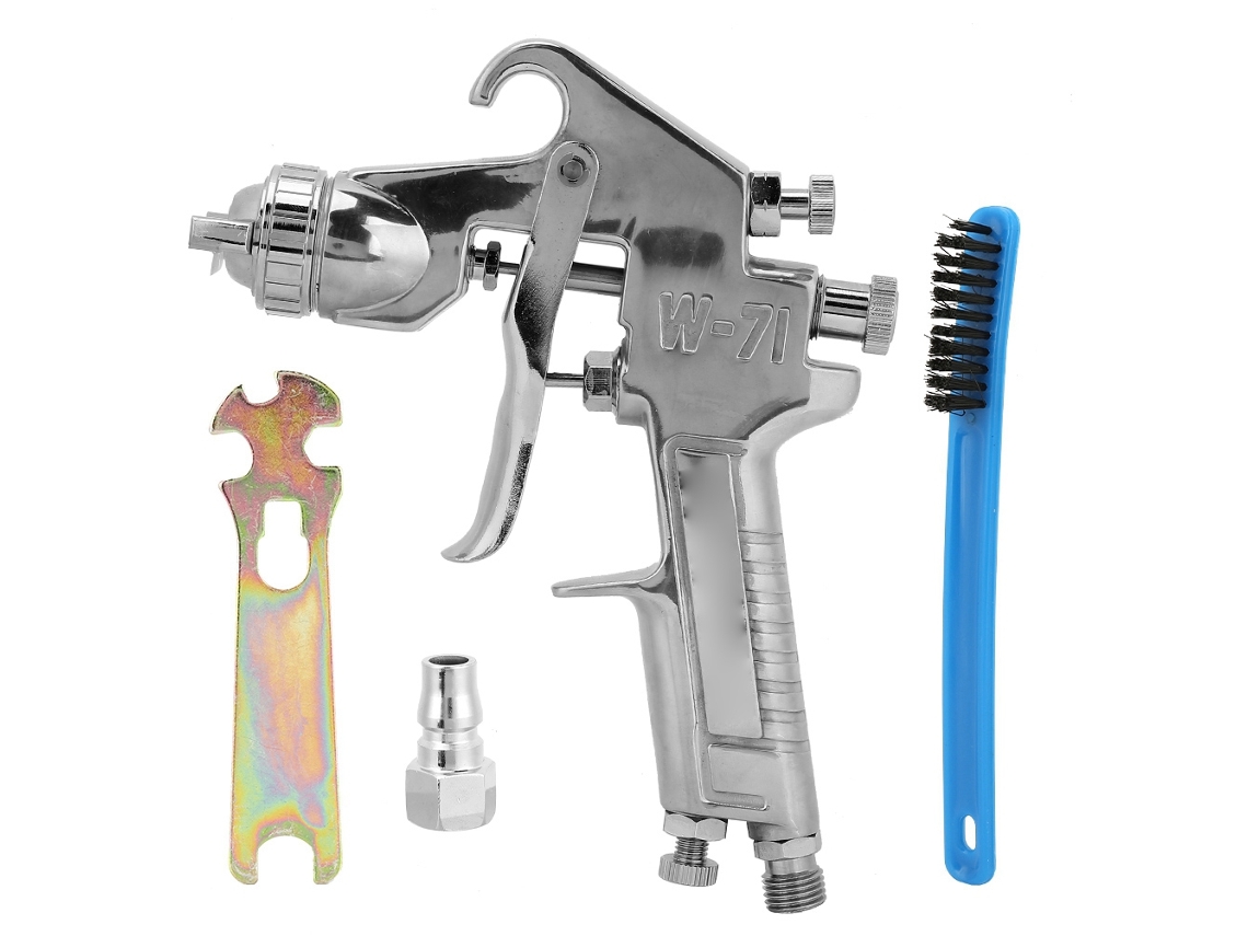 Pistola De Pintura Neumática Kp-430g Para Coche Camión Muebles Tipo Gravitatoria 1.3mm