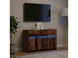Vidaxl Gabinete Para Tv 91 X 34 X 61 Cm Madeira Antiga