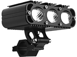 Farol Auxiliar De Led Para Motocicleta, Estilo Holofote Off-road, Com 7,62 Cm