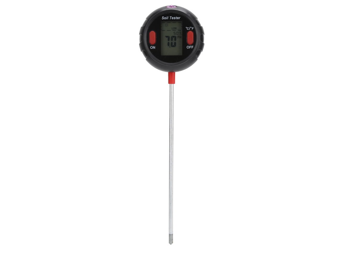 Testador de solo multifuncional tr 05 5 em 1 com medição de ph, umidade, iluminância e nutrientes para jardim e agricultura S/MARCA