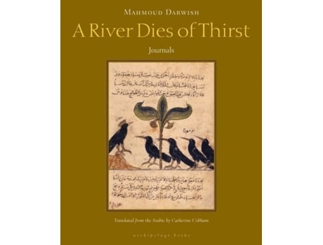 Livro a river dies of thirst de mahmoud darwish (inglês)