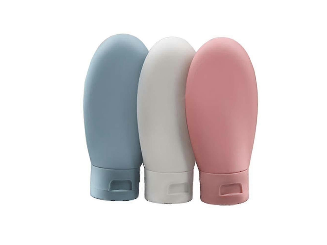 Kit De 3 Frascos De Viagem De 60ml, À Prova De Vazamento