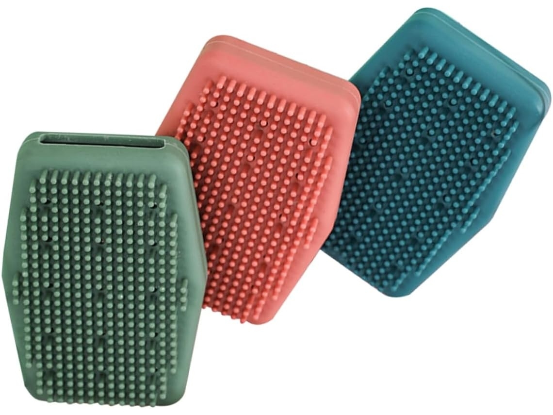 Lurelia Kit De 3 Escovas De Silicone Para Banho De Cuidado Corporal, Massagem Suave E Limpeza Profunda, Uso Diário Suave