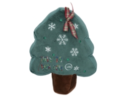 Mali travesseiro de Árvore de Natal Pelúcia Presente Natal Decoração Casa Brinquedo Criança 26*35cm